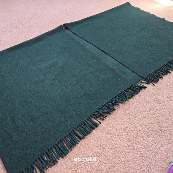 Edinburg Tartan Shop Accessories - NWOT Green Wool Wrap Edinburgh Tartan Shop